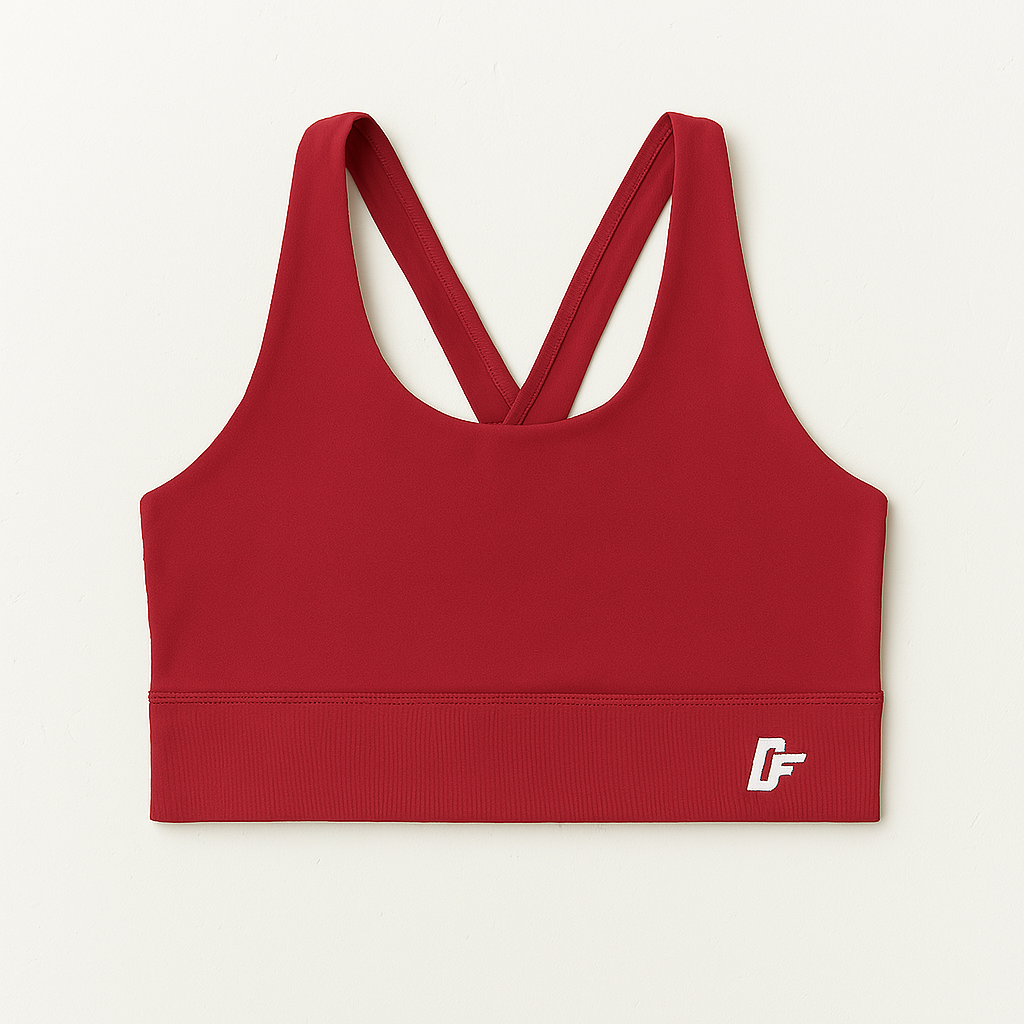 Wine Red Nova Sports Bra