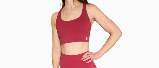 Wine Red Nova Sports Bra