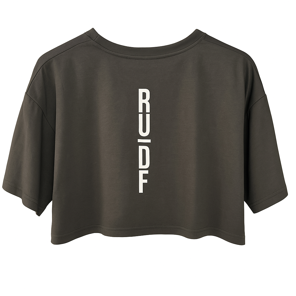 RUDF Crop Top T-Shirt - Black