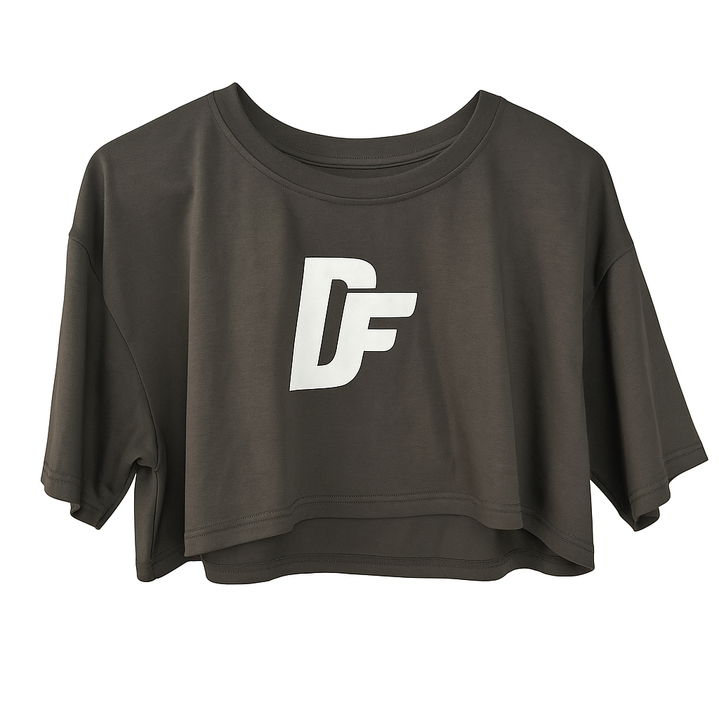 RUDF Crop Top T-Shirt - Black