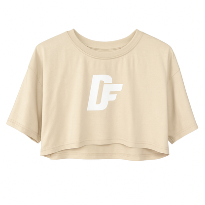 RUDF Crop Top T-Shirt - Beige