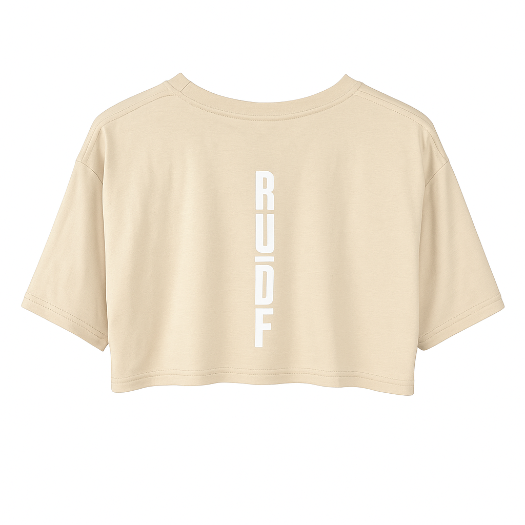 RUDF Crop Top T-Shirt - Beige